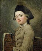 Nicolas Bernard Lepicie Le Jeune Dessinateur oil on canvas